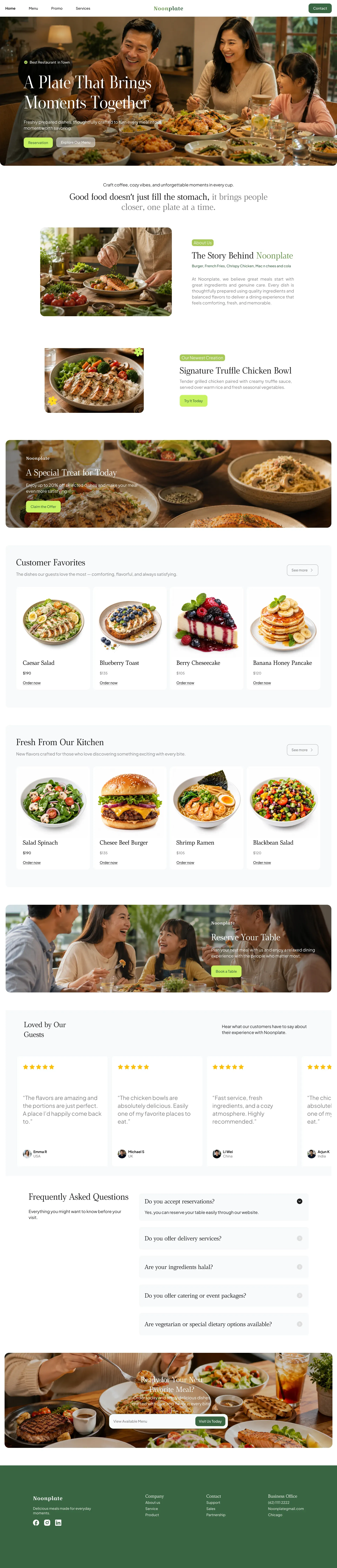 NoorPlate UI/UX Final Showcase